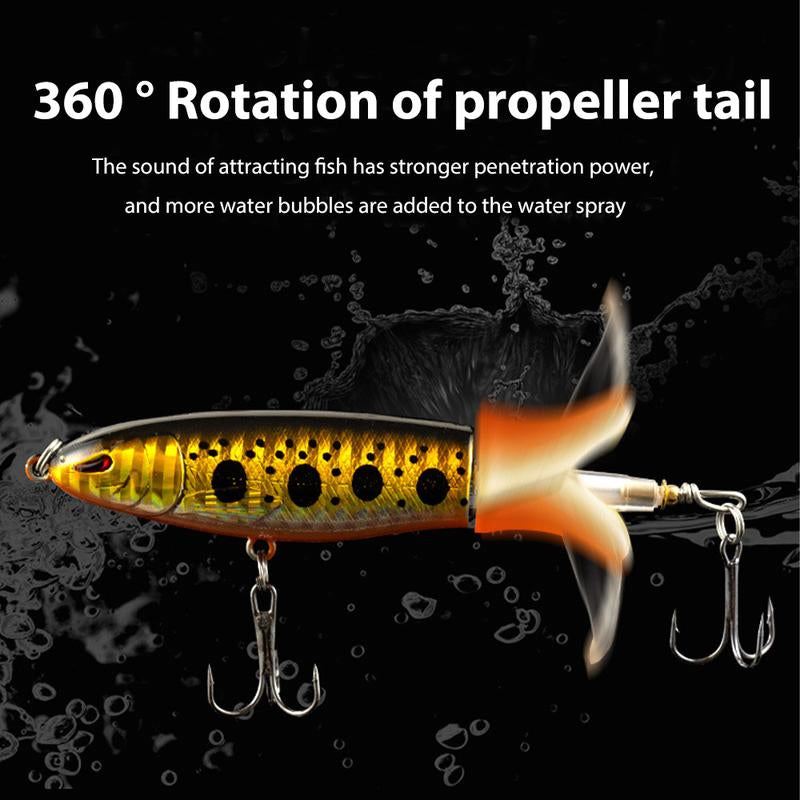 10PCS Artificial Fishing Lure, Simulation Fishing Lure with Hook, Fishing Accessories for Outdoor Fishing Equipment, Whopper Plopper, Swimbaits