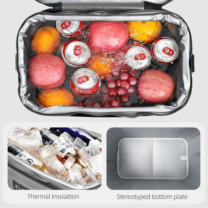 Lunch Bag Cooler,Lightweight Durable Leakproof,For Work,School,Outdoor Foldable,Leak Proof,Suitable for Beach,Camping,Kayaking,Fishing,Group Lunch