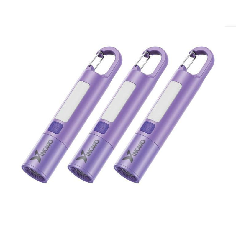 Yinowo IPX5 Waterproof Rechargeable Flashlight with 110 Lumen & 6H Runtime - Type-C Charging 3 Modes Durable for Camping Fishing Emergencies