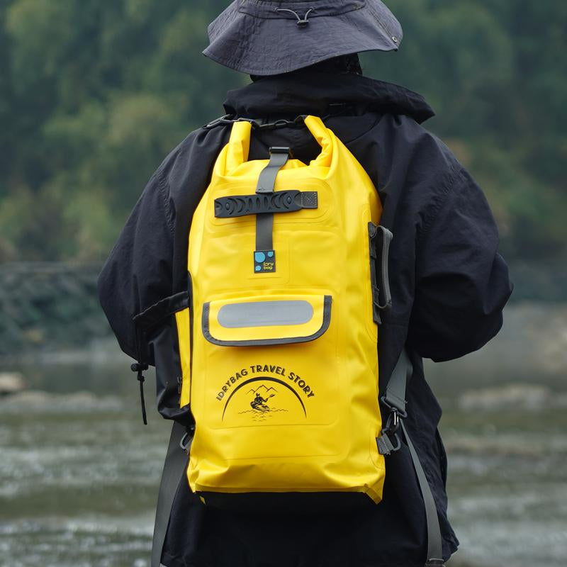 Floating Waterproof Roll-Top Dry Bag Backpack 20L/30L/40L, Waterproof Floating Dry Bags for Men, Kayak Sack,With 2L Small Dry Bag