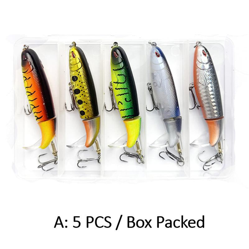 10PCS Artificial Fishing Lure, Simulation Fishing Lure with Hook, Fishing Accessories for Outdoor Fishing Equipment, Whopper Plopper, Swimbaits