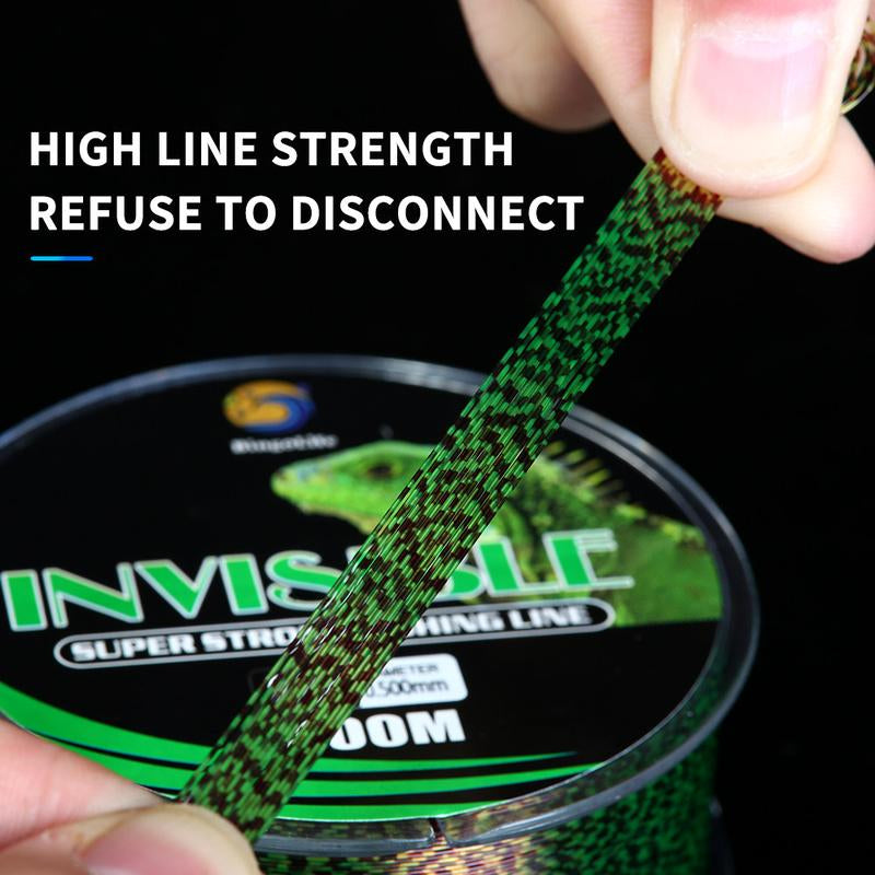 Bingolife Chameleon Invisible Spotted 300M Nylon Fishing Line - Premium German Nylon, Advanced Manufacturing, Fluorocarbon Coating