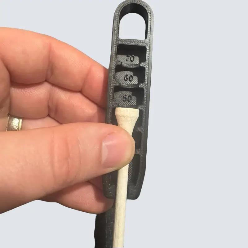 Golf Tee Height Tool - Ideal for Golfing Enthusiasts Equipment
