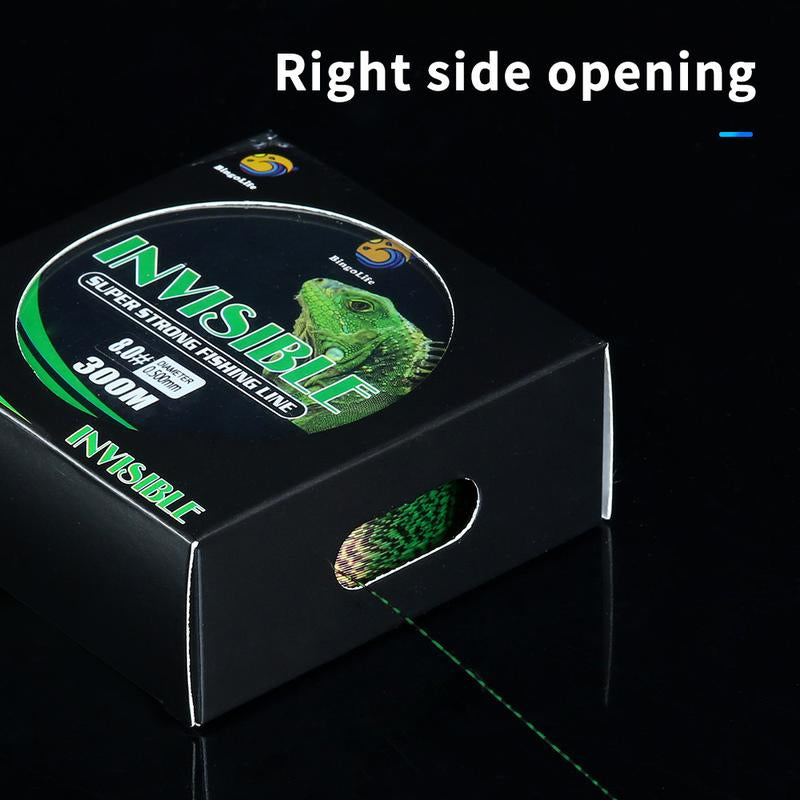 Bingolife Chameleon Invisible Spotted 300M Nylon Fishing Line - Premium German Nylon, Advanced Manufacturing, Fluorocarbon Coating