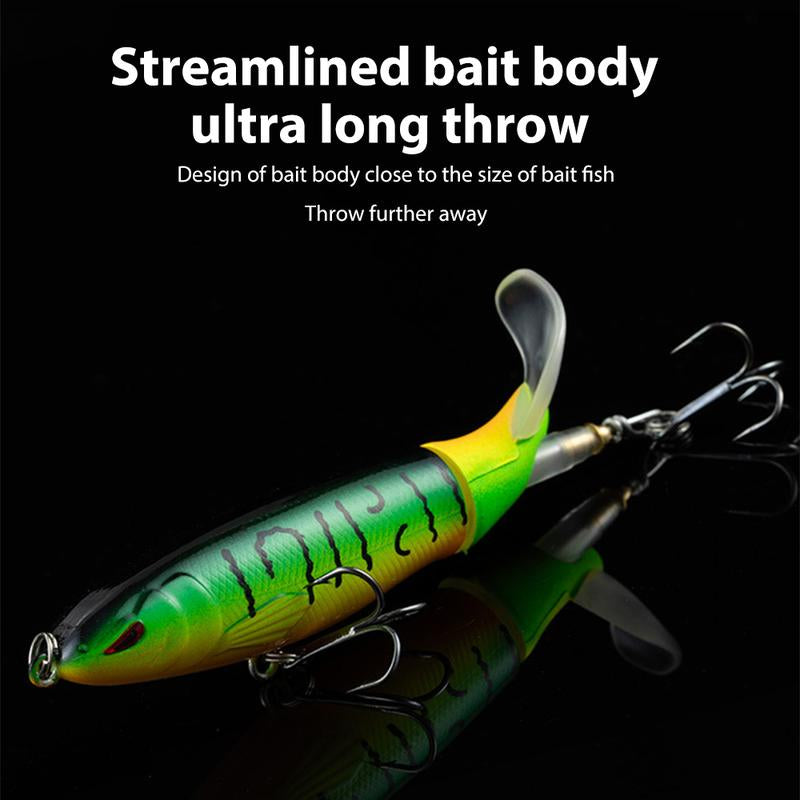10PCS Artificial Fishing Lure, Simulation Fishing Lure with Hook, Fishing Accessories for Outdoor Fishing Equipment, Whopper Plopper, Swimbaits