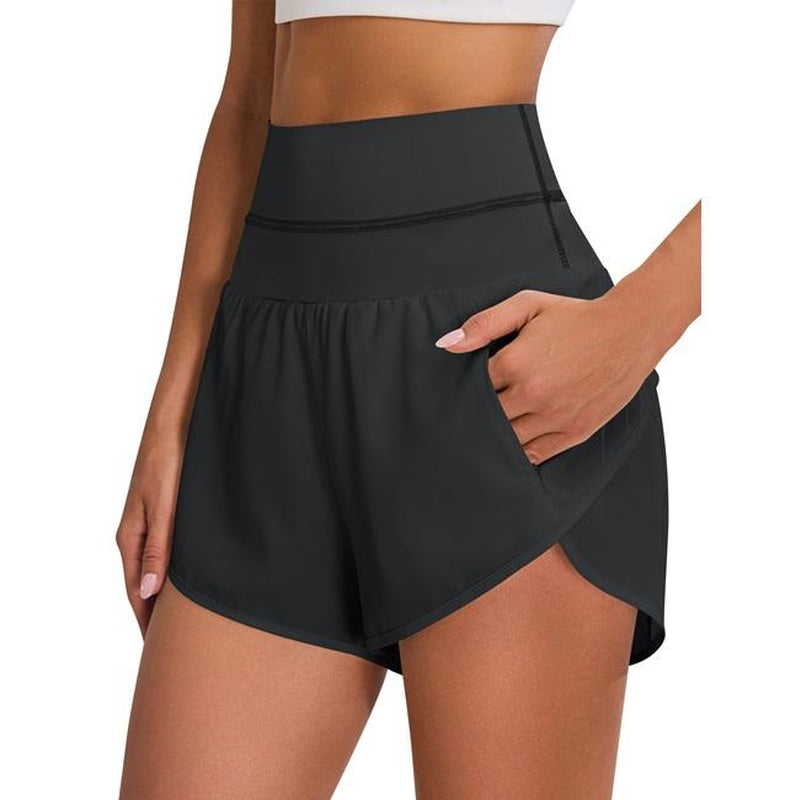 Blooming Jelly Workout Athletic Running Shorts Women'S High Waisted Gym Exercise Shorts with Pocket