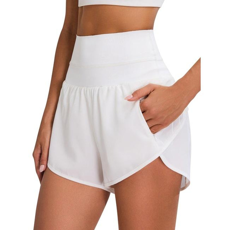 Blooming Jelly Workout Athletic Running Shorts Women'S High Waisted Gym Exercise Shorts with Pocket