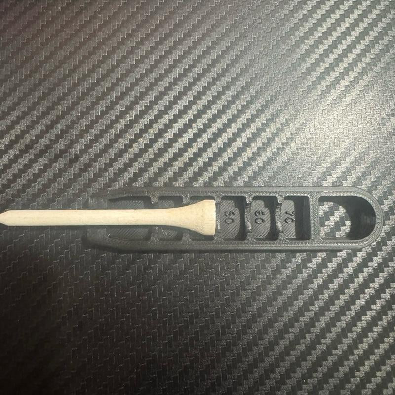 Golf Tee Height Tool - Ideal for Golfing Enthusiasts Equipment