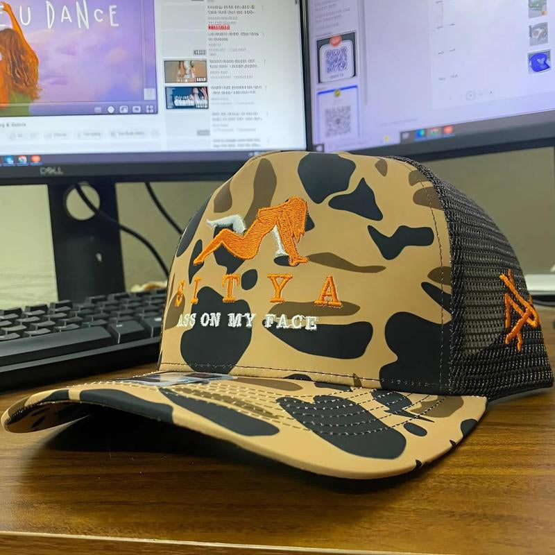 Sitya Trucker Hat by Mad Hatter Company – Trendy & Comfortable Snapback Cap, Ideal for Fishing, Hunting, and Everyday Streetwear