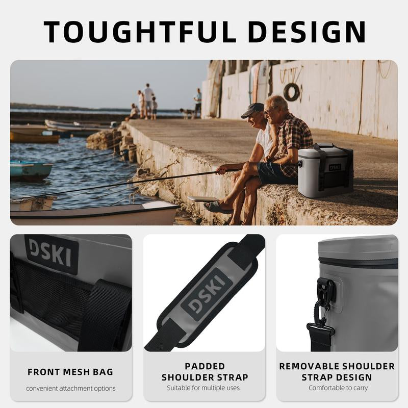 Lunch Bag Cooler,Lightweight Durable Leakproof,For Work,School,Outdoor Foldable,Leak Proof,Suitable for Beach,Camping,Kayaking,Fishing,Group Lunch