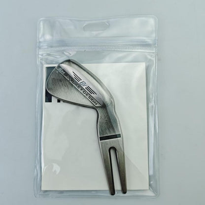 Golf Pitch Mark Tool, 2 Counts/Set Zinc Alloy Golf Pitch Mark Tool, Golf Accessories for Men,Suitable for Enthusiasts, Golf Equipment