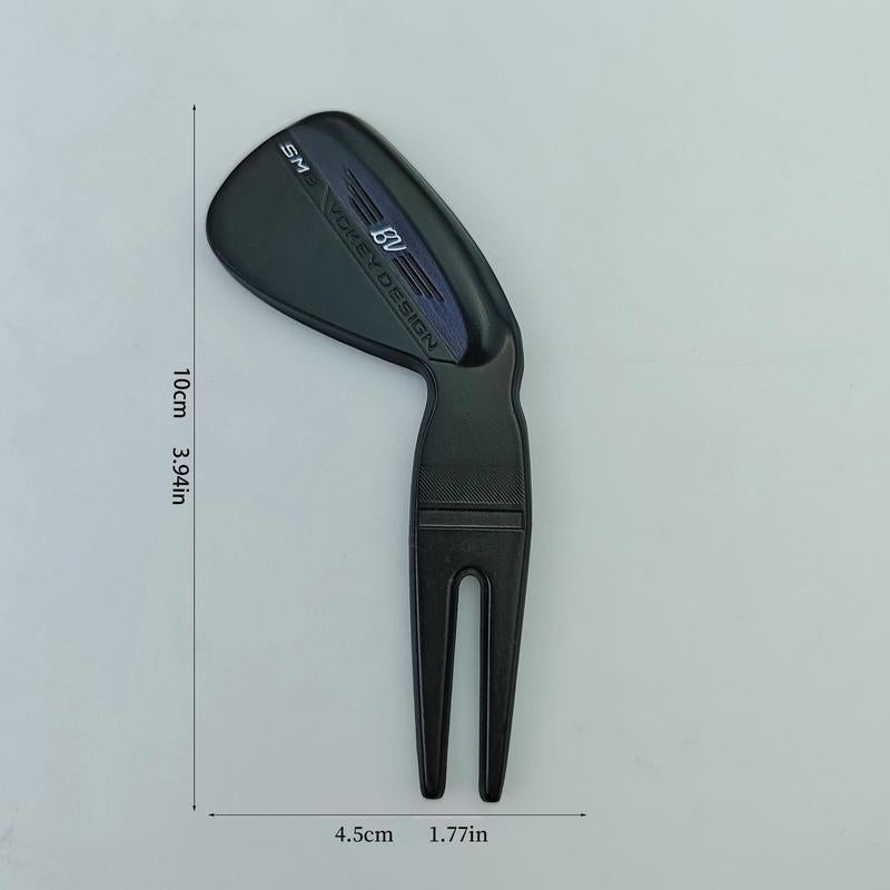 Golf Pitch Mark Tool, 2 Counts/Set Zinc Alloy Golf Pitch Mark Tool, Golf Accessories for Men,Suitable for Enthusiasts, Golf Equipment