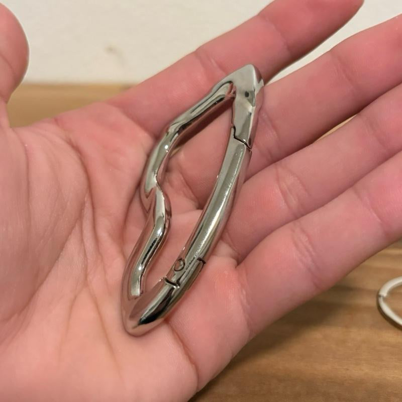 Y2K Metal Heavy Shiny Carabiner Belt Loop Accessory--Christmas Gift-Valentine'S Day Gift Bag Accessory