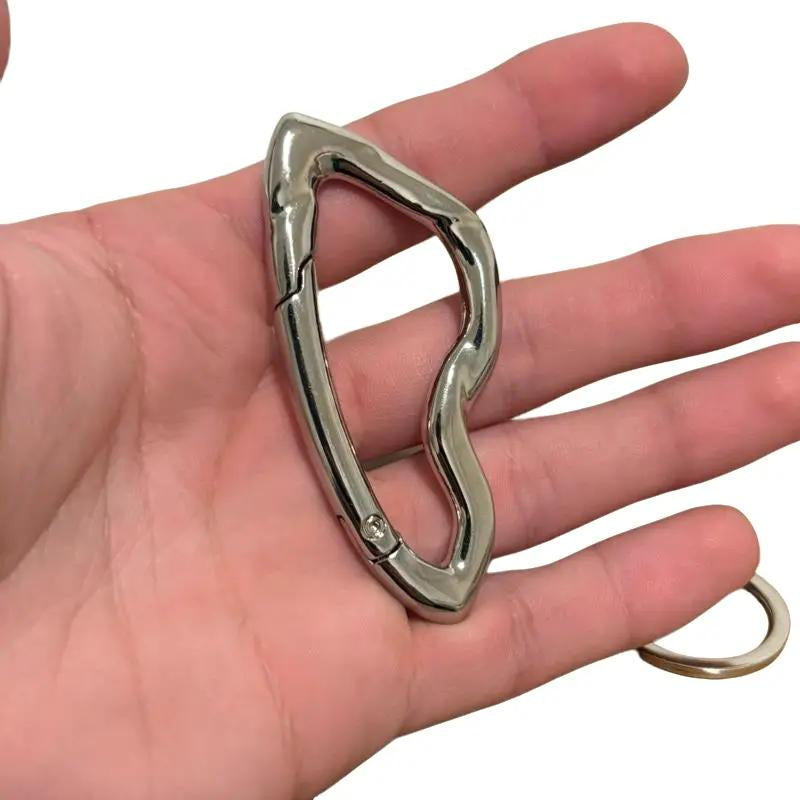 Y2K Metal Heavy Shiny Carabiner Belt Loop Accessory--Christmas Gift-Valentine'S Day Gift Bag Accessory