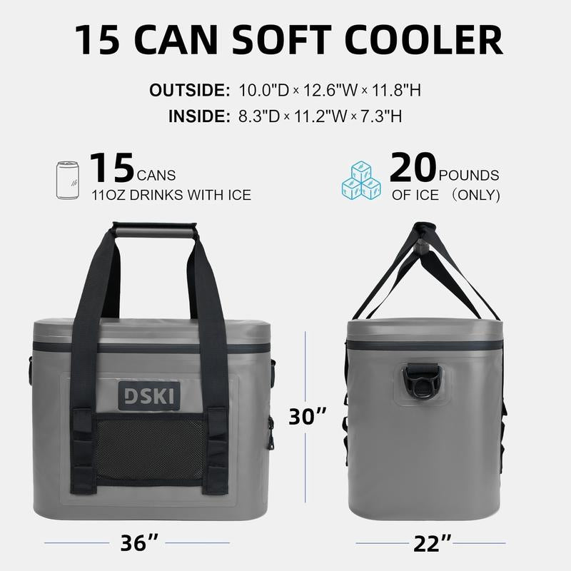 Lunch Bag Cooler,Lightweight Durable Leakproof,For Work,School,Outdoor Foldable,Leak Proof,Suitable for Beach,Camping,Kayaking,Fishing,Group Lunch