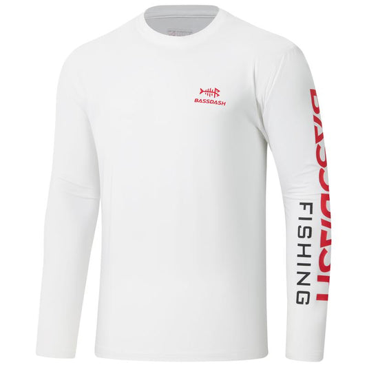 BASSDASH Men’S UPF 50+ Sun Protection Long Sleeve Shirts Quick Dry Performance SPF UV Shirt for Outdoors Fishing Hiking FS31M