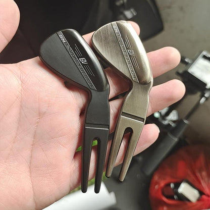 Golf Pitch Mark Tool, 2 Counts/Set Zinc Alloy Golf Pitch Mark Tool, Golf Accessories for Men,Suitable for Enthusiasts, Golf Equipment